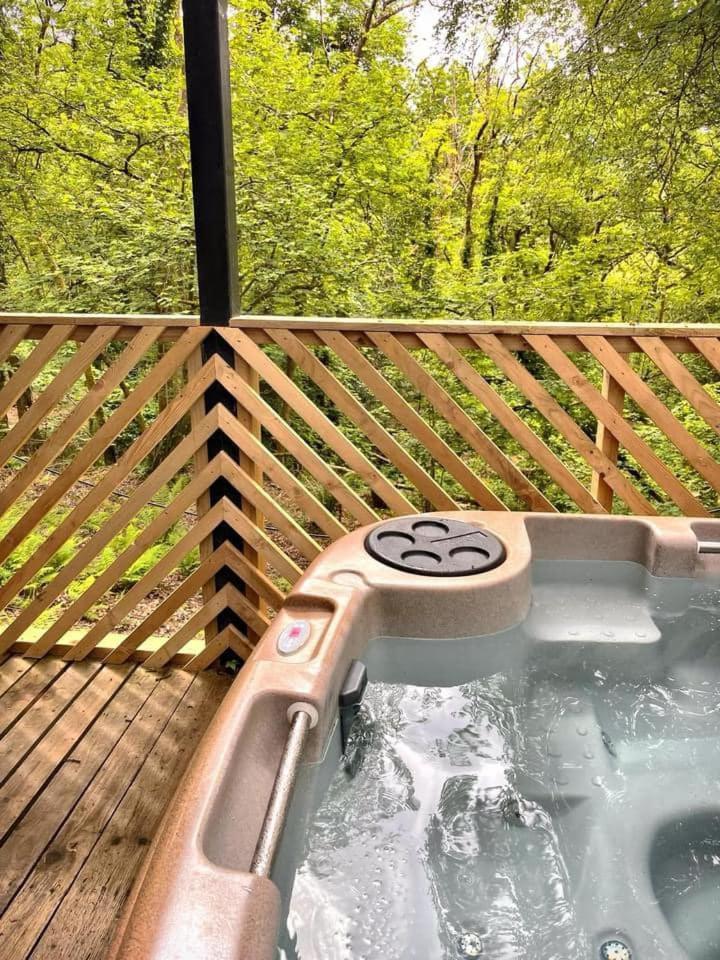 Goldcrest 3-Hot Tub-Woodland Lodges-Carmarthenshire-Tenby Exterior photo